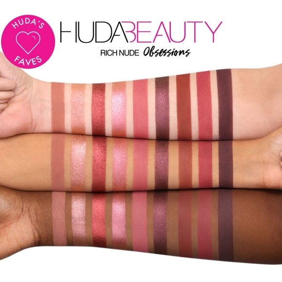 Huda Beauty Nude Obsessions Rich Eyeshadow Palette | Brand New in Box - Picture 4 of 10